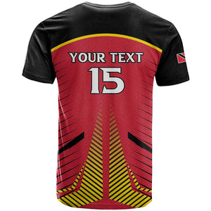 Trinidad and Tobago Cricket Custom T shirt Trinbago Strong - African Pride