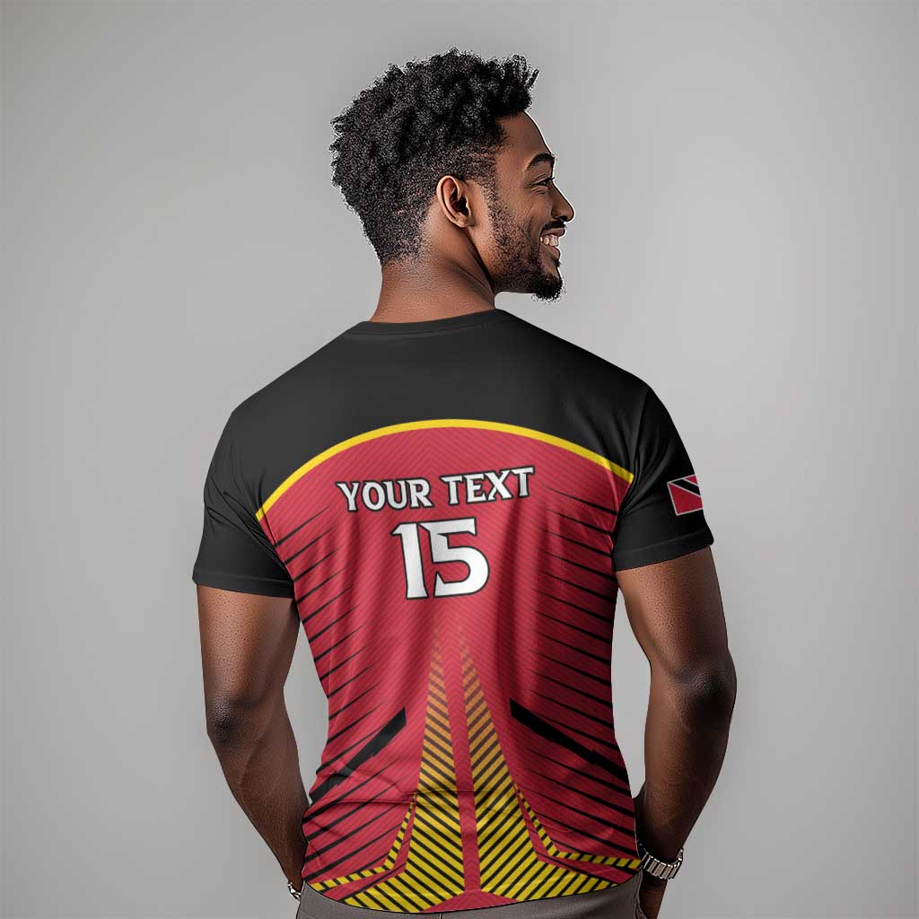 Trinidad and Tobago Cricket Custom T shirt Trinbago Strong - African Pride
