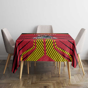 Trinidad and Tobago Cricket Custom Tablecloth Trinbago Strong - African Pride