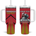 Trinidad and Tobago Cricket Custom Tumbler With Handle Trinbago Strong - African Pride