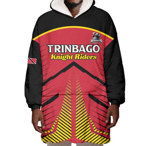 Trinidad and Tobago Cricket Custom Wearable Blanket Hoodie Trinbago Strong - African Pride