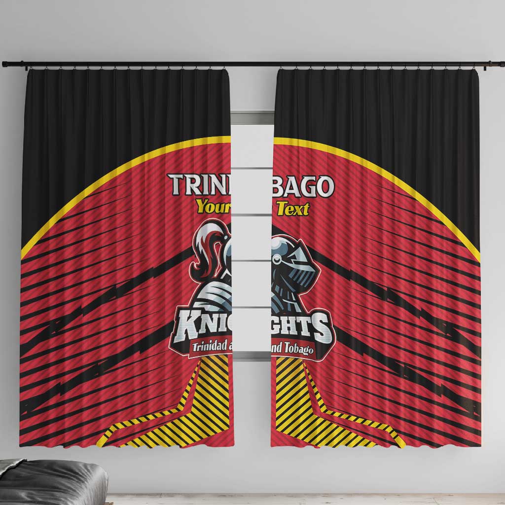 Trinidad and Tobago Cricket Custom Window Curtain Trinbago Strong - African Pride