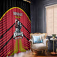 Trinidad and Tobago Cricket Custom Window Curtain Trinbago Strong - African Pride