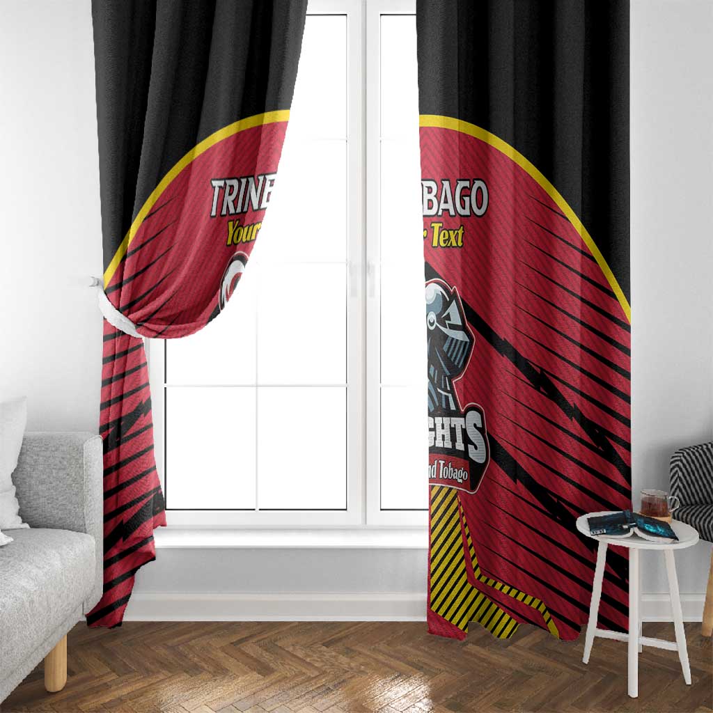 Trinidad and Tobago Cricket Custom Window Curtain Trinbago Strong - African Pride