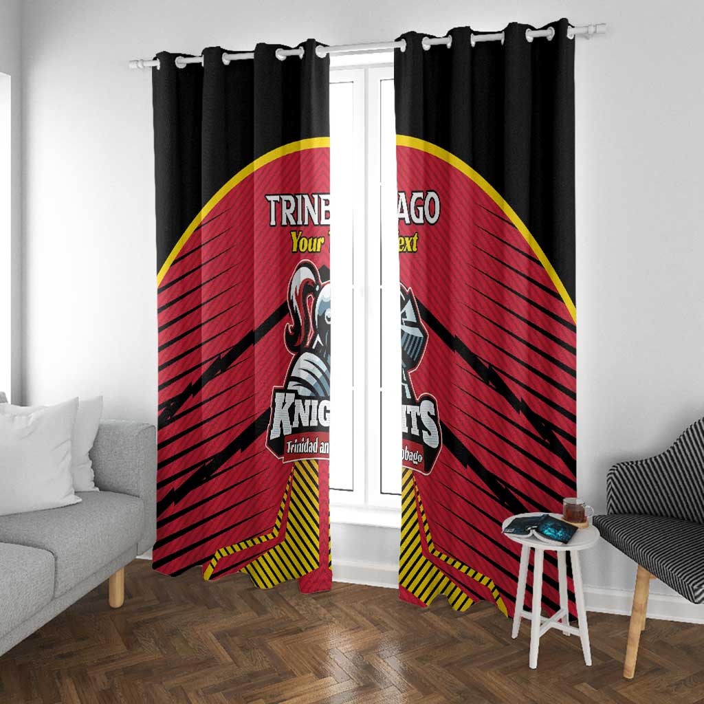 Trinidad and Tobago Cricket Custom Window Curtain Trinbago Strong - African Pride
