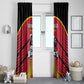 Trinidad and Tobago Cricket Custom Window Curtain Trinbago Strong - African Pride