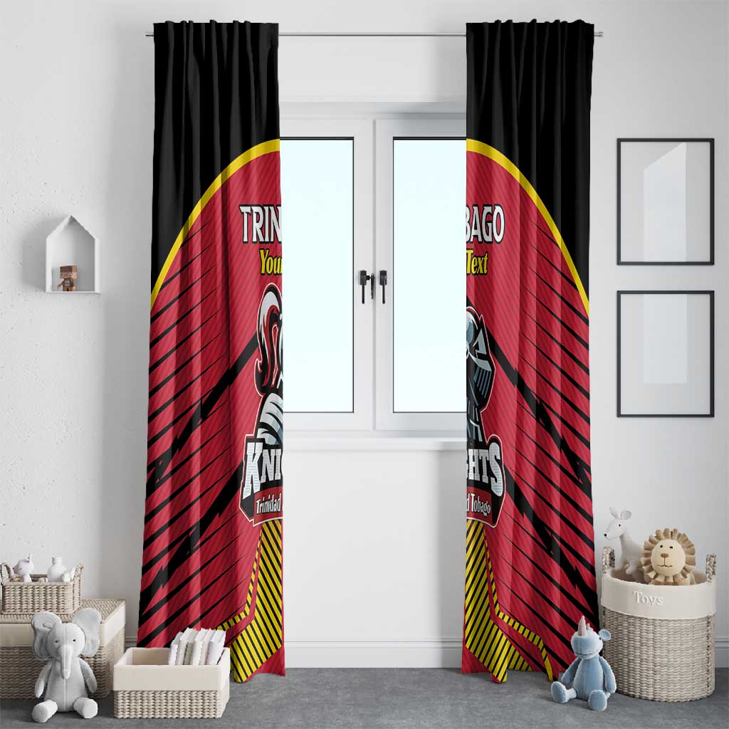 Trinidad and Tobago Cricket Custom Window Curtain Trinbago Strong - African Pride