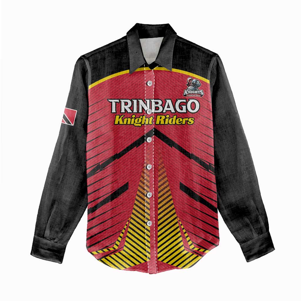 Trinidad and Tobago Cricket Custom Women Casual Shirt Trinbago Strong - African Pride