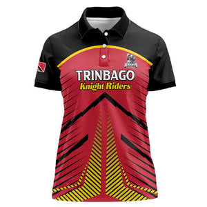 Trinidad and Tobago Cricket Custom Women Polo Shirt Trinbago Strong - African Pride
