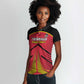 Trinidad and Tobago Cricket Custom Women Polo Shirt Trinbago Strong - African Pride