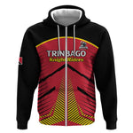Trinidad and Tobago Cricket Custom Zip Hoodie Trinbago Strong - African Pride