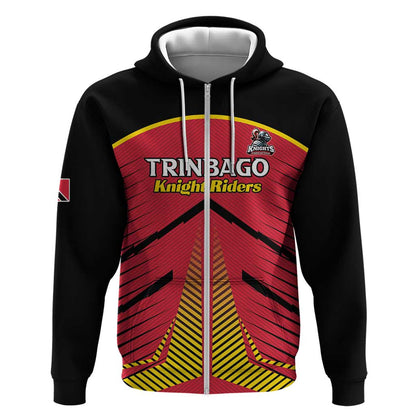 Trinidad and Tobago Cricket Custom Zip Hoodie Trinbago Strong - African Pride