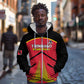 Trinidad and Tobago Cricket Custom Zip Hoodie Trinbago Strong - African Pride