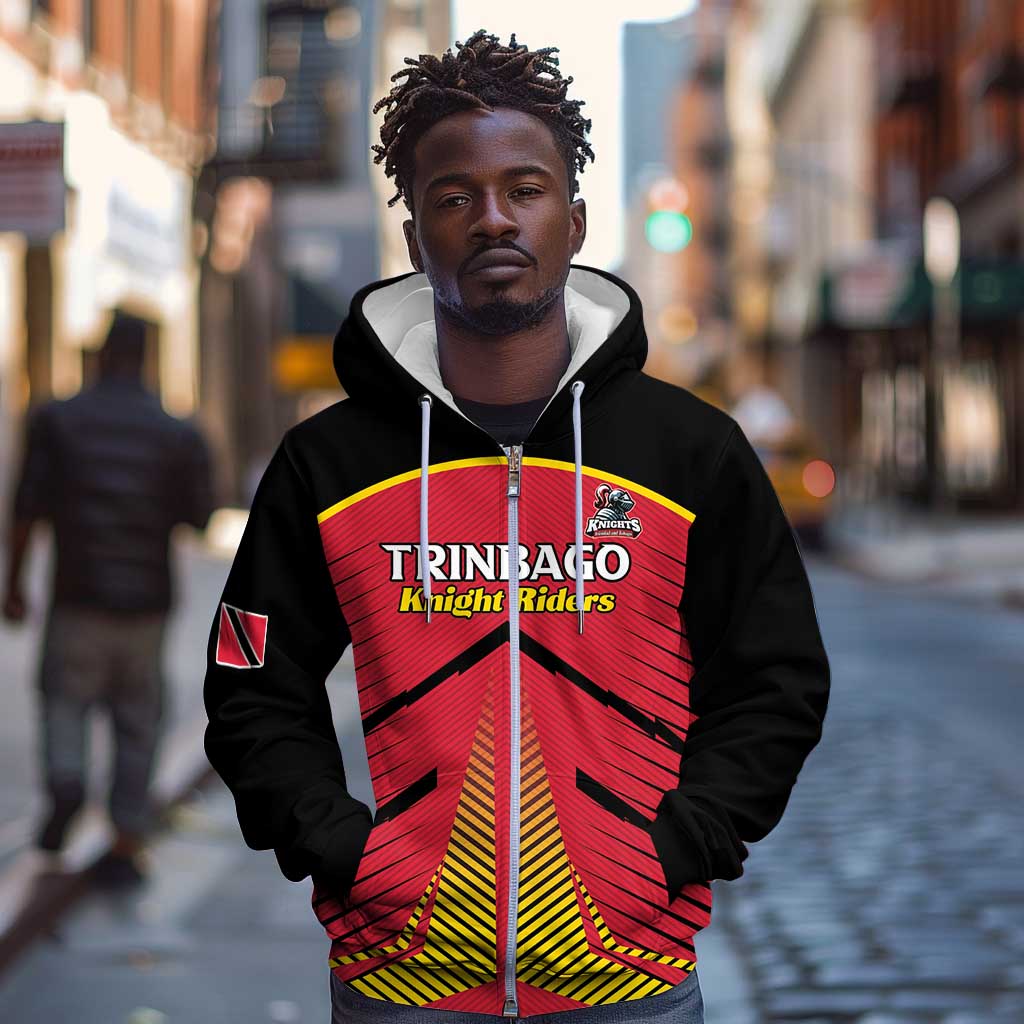 Trinidad and Tobago Cricket Custom Zip Hoodie Trinbago Strong - African Pride