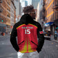 Trinidad and Tobago Cricket Custom Zip Hoodie Trinbago Strong - African Pride