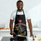 Montford Point Marines Apron The Right To Fight - Black
