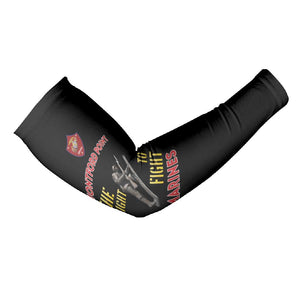 Montford Point Marines Arm Sleeves The Right To Fight - Black