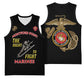 African American Heroes Basketball Jersey Montford Point Marines - Black - African Pride