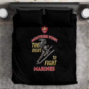 African American Heroes Bedding Set Montford Point Marines - Black - African Pride