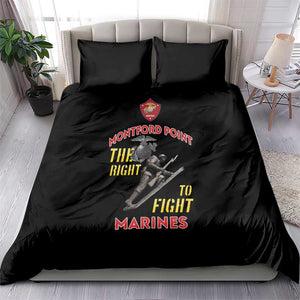African American Heroes Bedding Set Montford Point Marines - Black - African Pride