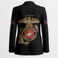 Montford Point Marines Blazer The Right To Fight - Black