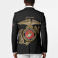 Montford Point Marines Blazer The Right To Fight - Black