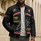 Montford Point Marines Bomber Puffer Jacket The Right To Fight - Black