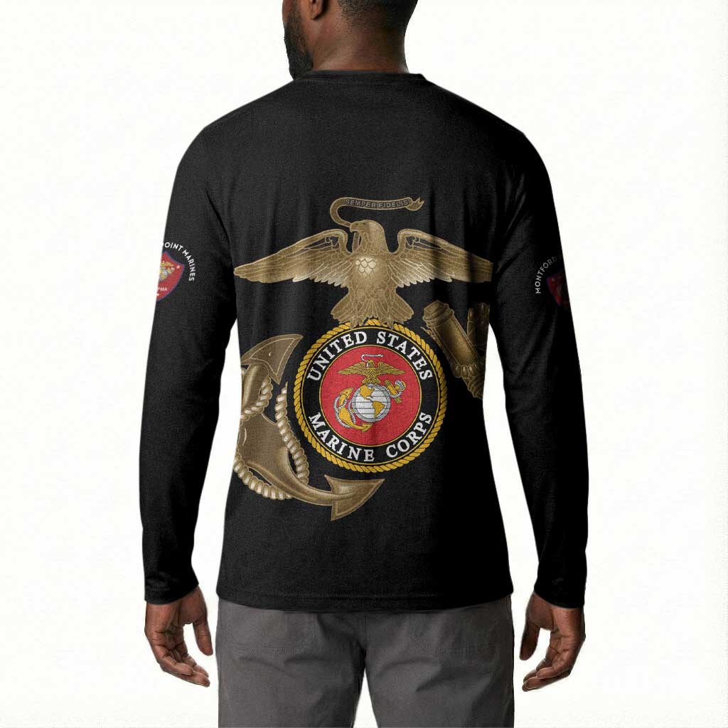 Montford Point Marines Button Sweatshirt The Right To Fight - Black