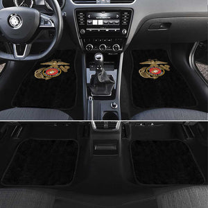 African American Heroes Car Mats Montford Point Marines - Black - African Pride