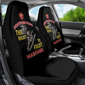 African American Heroes Car Seat Cover Montford Point Marines - Black - African Pride