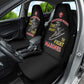 African American Heroes Car Seat Cover Montford Point Marines - Black - African Pride