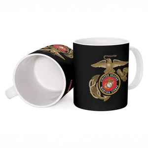 Montford Point Marines Ceramic Mug The Right To Fight - Black