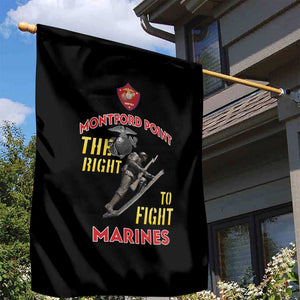 African American Heroes Garden Flag Montford Point Marines - Black - African Pride