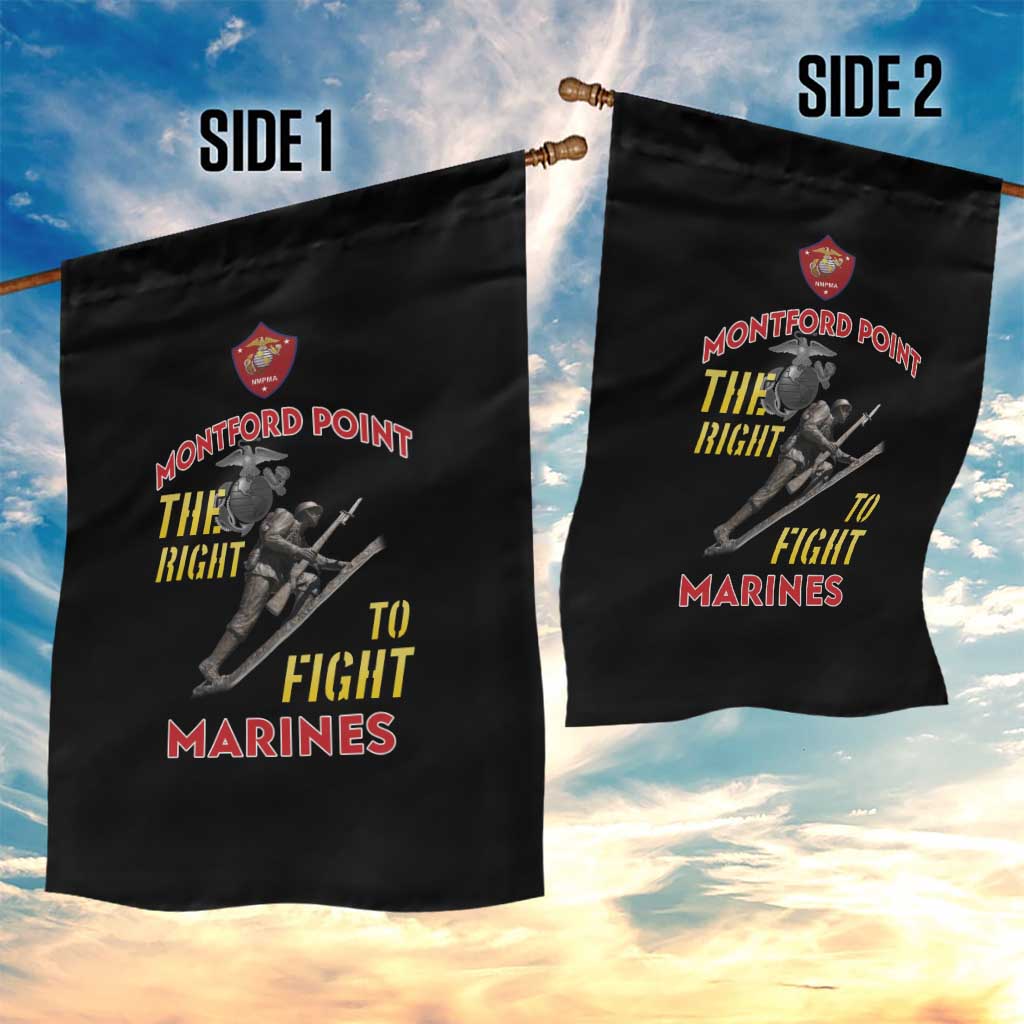 African American Heroes Garden Flag Montford Point Marines - Black - African Pride