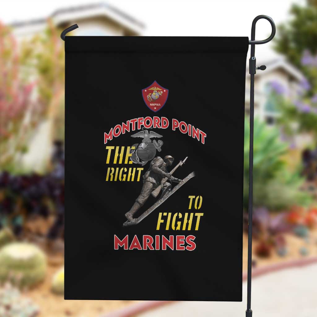 African American Heroes Garden Flag Montford Point Marines - Black - African Pride