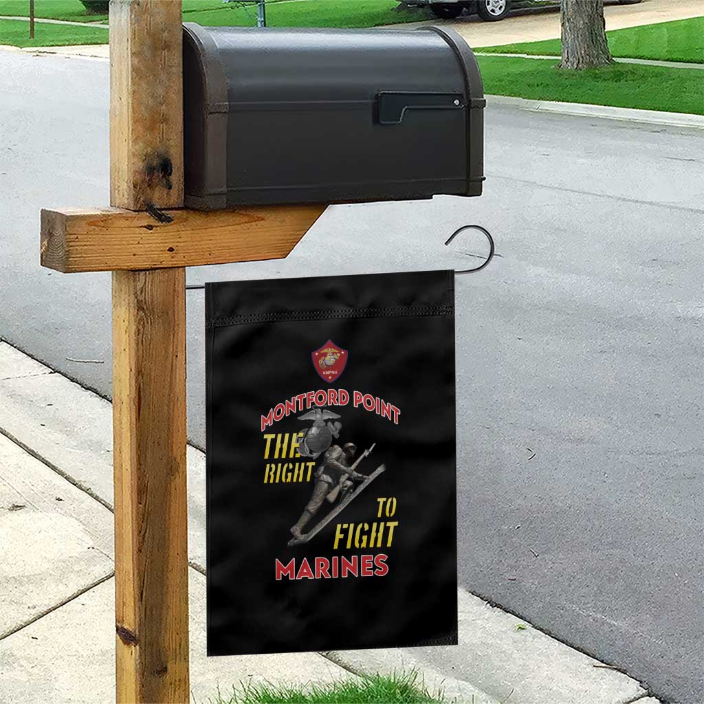 African American Heroes Garden Flag Montford Point Marines - Black - African Pride