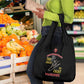 African American Heroes Grocery Bag Montford Point Marines - Black - African Pride