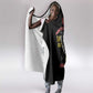African American Heroes Hooded Blanket Montford Point Marines - Black - African Pride