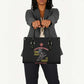 Montford Point Marines Leather Bag The Right To Fight - Black