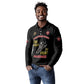 African American Heroes Long Sleeve Polo Shirt Montford Point Marines - Black - African Pride