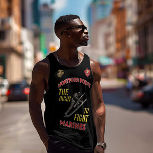 African American Heroes Men Tank Top Montford Point Marines - Black - African Pride