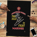 Montford Point Marines Puzzle The Right To Fight - Black