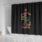 African American Heroes Shower Curtain Montford Point Marines - Black - African Pride