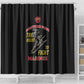 African American Heroes Shower Curtain Montford Point Marines - Black - African Pride