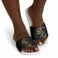 Montford Point Marines Slide Sandals The Right To Fight - Black
