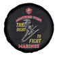 African American Heroes Spare Tire Cover Montford Point Marines - Black - African Pride