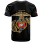 African American Heroes T shirt Montford Point Marines - Black - African Pride
