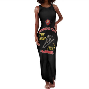 African American Heroes Tank Maxi Dress Montford Point Marines - Black - African Pride
