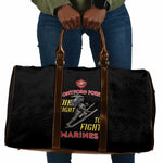 Montford Point Marines Travel Bag The Right To Fight - Black