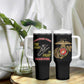 African American Heroes Tumbler With Handle Montford Point Marines - Black - African Pride